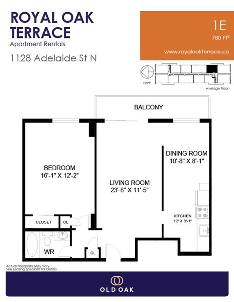 1128 Adelaide Street North Studio-2 Beds Apartment, Affordable for Rent - Photo Gallery 19